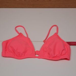 Xhilaration, Size XL, triangle swim top, hot pink,adjustable straps and backband